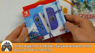 [The Legend of Zelda: Skyward Sword HD Joy-Con pair] Unboxing and comparison