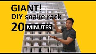 Huge DIY snake rack in under 20 minutes