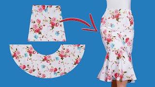 You don’t have to be a tailor to sew a skirt - this way is easy!