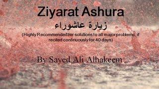 Ziyarat Ashura- by Sayed Ali Alhakeem (with English subtitles). زيارة عاشوراء- السيد علي الحكيم