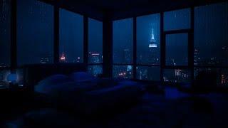 La Felicidad en una Noche de Lluvia es Estar en el Dormitorio con las Luces de la Ciudad y Mirar