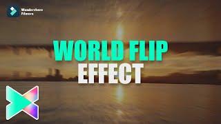 World Flip Effect in Filmora X | Filmora X Tutorials