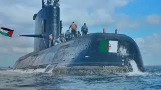 بالفيديو غواصة جزائرية تتفوق وتجبر البحرية الاسرائلية عالانسحاب وتتمكن من إدخال المساعدات الى فلسطين
