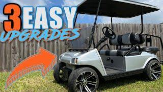 3 EASY Upgrades from GolfCartStuff.Com That will Change Your Golf Carts Look | Club Car Paint Job