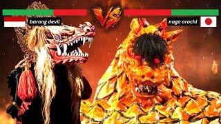 Barongan DEVIL VS Naga Orochi (Duel Naga Indonesia VS Naga Jepang)