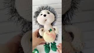Ёжик - погремушка, связан крючком  ️ #длядетей #crochet #игрушки #amigurumi #антистрессигрушки