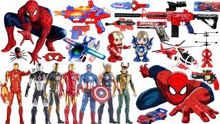 Spider-man Pop Toy series Unbox, Marvel Hero toy set, Spider-Man action doll, Marvel Pop toy gun