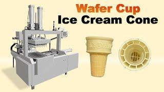 Electric Heating Ice Cream Wafer Cone Maker|Ice Cream Snow Cone Maker|Wafer Cup Making Machine