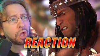 MAX REACTS: Is that TUSK?! Conan - Mortal Kombat 1