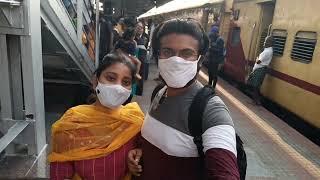 Our First Train Journey || Together #travelvlogs || Bharath & Harika Vlogs
