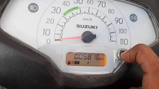 Reset Oil Change Indicator in Suzuki Access 125 - (2018) New model