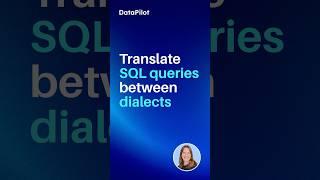 Translate SQL queries between dialects