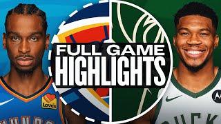 THUNDER at BUCKS | FULL GAME HIGHLIGHTS | March 16, 2025