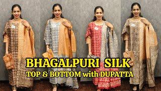 BHAGALPURI SILK READY TO WEAR COLLECTIONS || GLITZINDIA FASHIONS 