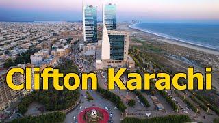 Clifton Karachi  - Drone + Drive Combine View