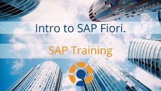 Intro to SAP Fiori