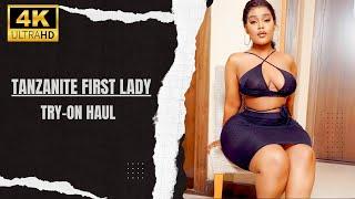 Tanzanite First lady Plus Size Curvy Model - 4K Fashion Look-book