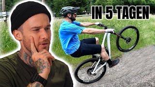 Er will in 5 Tagen WHEELIE LERNEN mit Mountainbike | Fabio Schäfer reagiert