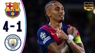 Barcelona vs Manchester City 4-1 • Champions League Highlights & All Goals • Hasil Bola Tadi Malam