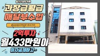 종합부동산채널[대구원룸매매] 2억투자/ 이자공제후433만원,중심상업지역, 올리모델링 건물