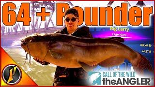 Landing BIG LARRY! The 64lb Legendary Catfish!!! | Call of the Wild theAngler