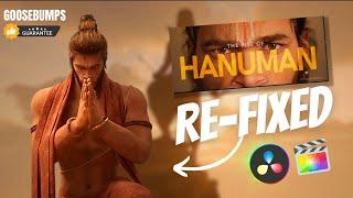 I sound designed the full trailer of 'The Rise of Hanuman' movie || DaVinci Resolve || Real Eye