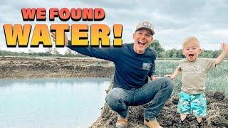 We Dug Up Our Farm And Hit Water!!!