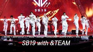 [#AAA2023] SB19 with &TEAM 'INTRO+GENTO(Part1)+Mana+Bazinga+CRIMZONE+GENTO(Part2with.&TEAM)' STAGE