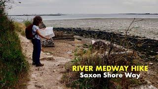 Walking the dramatic landscape of the River Medway in Kent (4K)