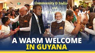 LIVE: PM Modi receives a warm welcome in Guyana