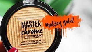 New Maybelline Master Chrome | Highlighter Swatch