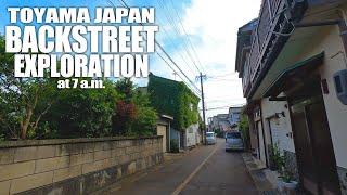 Exploring the Backstreets of Toyama Japan at 7a.m. | Japan 4K @TokyoLens