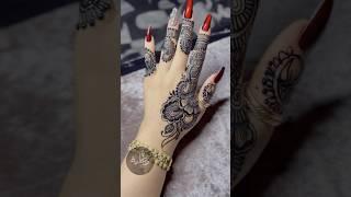 Stunning Finger Henna Design Tutorial! #Fatima_hennaartist #HennaDesign #FingerArt #HennaTutorial”