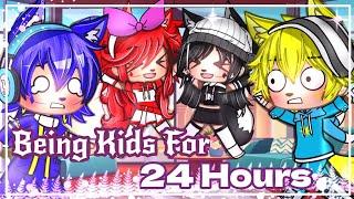 Turned into Kids for 24hrs⭐ •||GCMM||• ||24hr challenge?¿|| @Queen-Ruby-Red #gachaclub