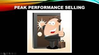 Peak Performance Selling   The Art of Getting the Sale  by Gary Petersen, The Succ