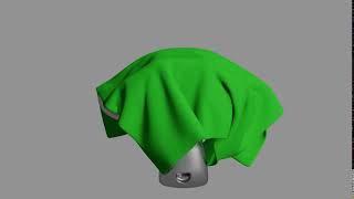 Blender Cloth Simulation, With a Twist (Olav3D Tutorials Result)