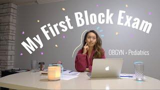 Vlog: Studying for my Block Exam #1 (OBGYN + PEDIATRICS) | MED SCHOOL