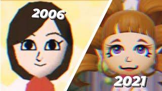 Evolution of Mii games [2006-2021]