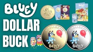 NEW Bluey Dollarbucks $1 Coins Proof, 10-coin set (Tube and Folder), Cards and PNCs