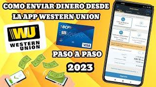 COMO ENVIAR DINERO DE WESTERN UNION PASO A PASO 2023