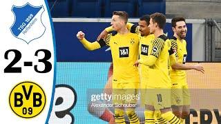 Borussia Dortmund  vs Hoffenheim 3-2 All Goals & Highlights 22/01/2022 HD