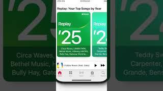 Apple Music Replay 2025 playlist now available #apple #applemusic