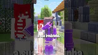 QUANDO O KARMA FINALMENTE PEGOU SUA IRMÃ MALVADA NO MINECRAFT!  #shorts #minecraft