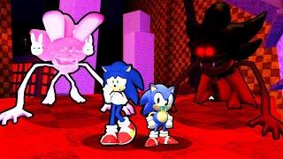 SONIC AND BABY SONIC FIND THE SCARIEST SHIN SONIC TAPES MORPHS IN ROBLOX