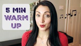 Quick 5 Minute SINGING Warm Up