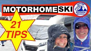 ESSENTIAL MOTORHOME SKI TOUR TIPS