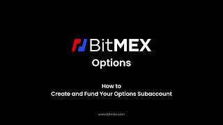 Chapter 2: How to Create and Fund Options Subaccount