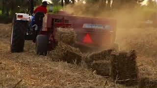 New Holland Square Baler BC 5060 on Cane trash - Best Baler in India