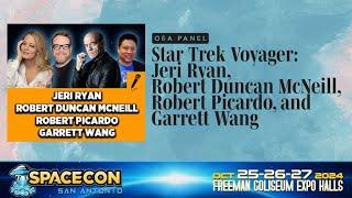 Jeri Ryan, Robert Duncan McNeill, & Garrett Wang Dive into Star Trek Voyager at Spacecon 2024