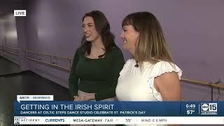 Dancers at Celtic Steps Dance Studio celebrate St. Patrick's Day